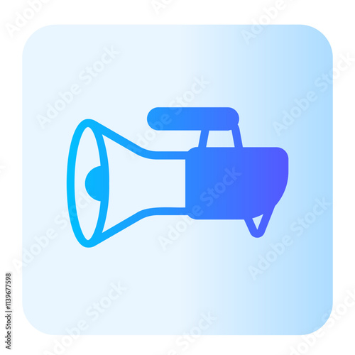 megaphones gradient icon