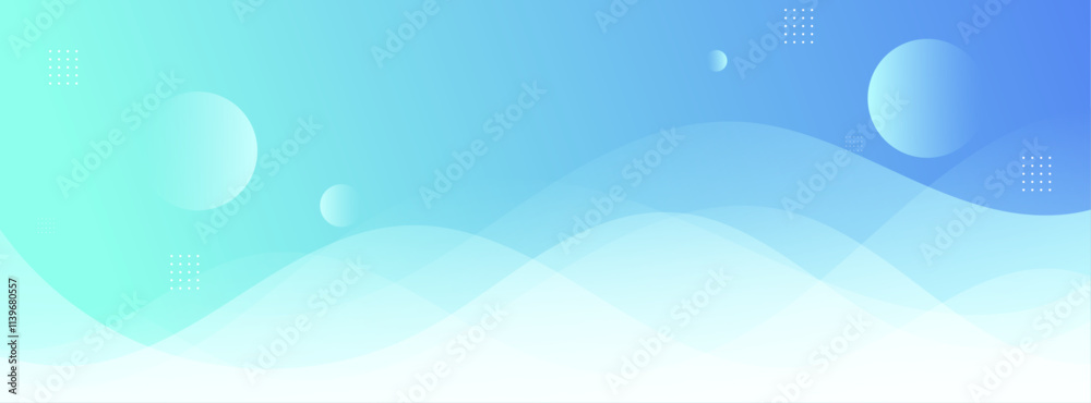 banner background,blue gradations,wave shape,memphis,circle abstarct memphis,vector,eps 10