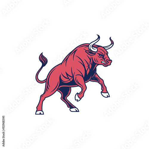bull vector art and illustration 