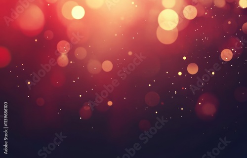 Abstract Red Background Wit...