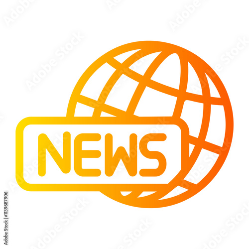 news gradient icon