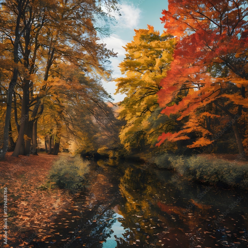autumn in the forest autumn in the forest