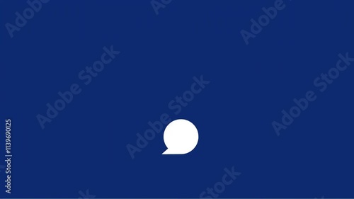 Animation bubble dialogue interrogation. animation of dialogue bubble with question marks,