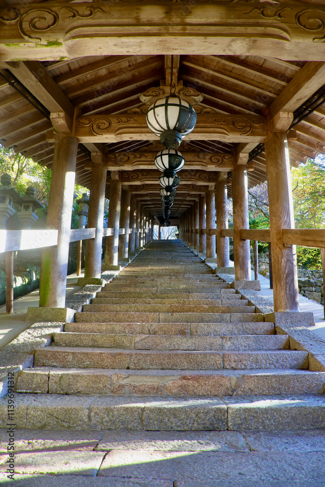 長谷寺・登廊・のぼりろう(奈良県・桜井市) 長谷寺・登廊・のぼりろう(奈良県・桜井市)