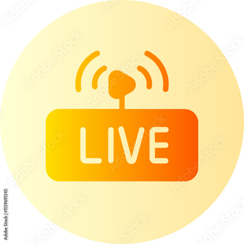 live gradient icon
