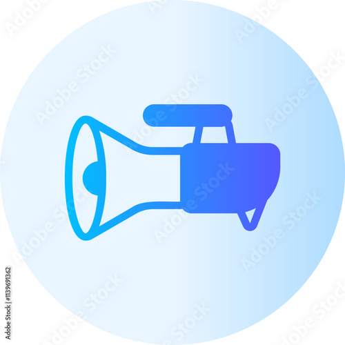 megaphones gradient icon