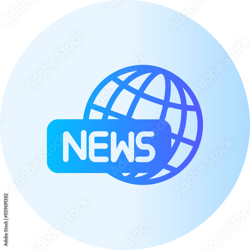 news gradient icon