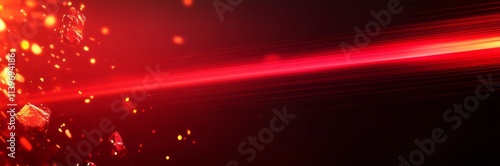 Red Light Streaks Across Da...