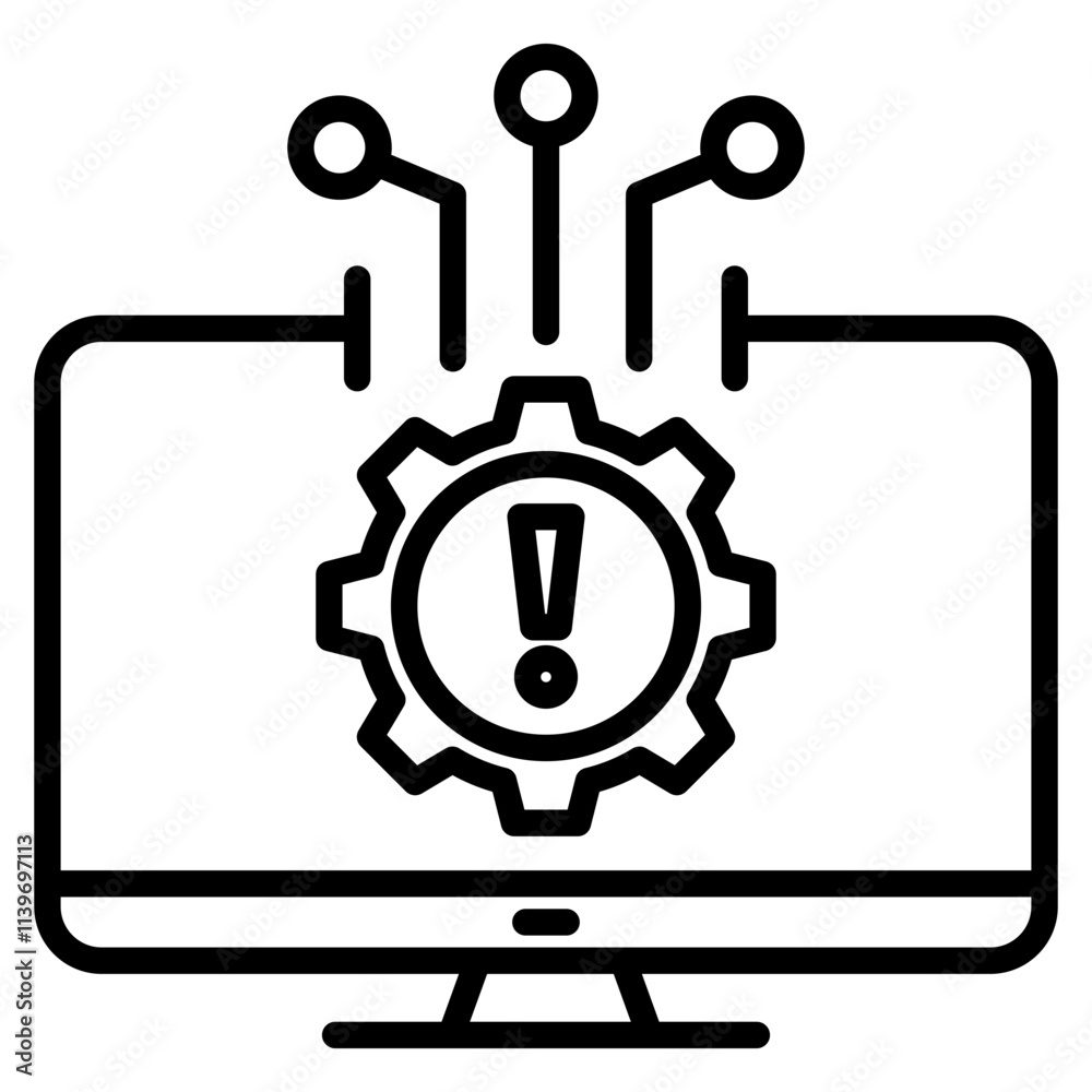 information system single icon information system single icon