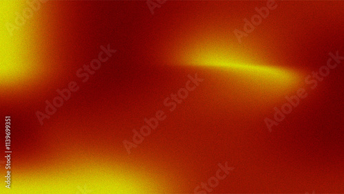 Abstract Red and Yellow Gradient Background with Grain Texture Wallpaper Banner Poster Background