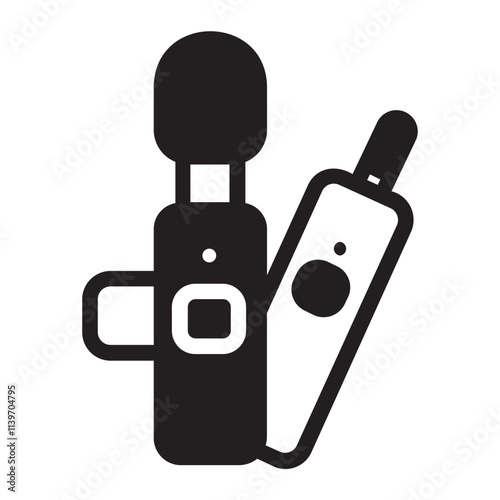 Microphone glyph icon