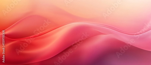 Abstract Pink and Orange Wa...