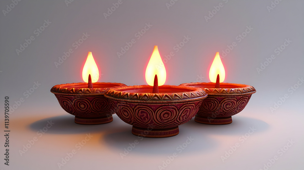 Burning Candles Illuminate Festive Decor Burning Candles Illuminate Festive Decor