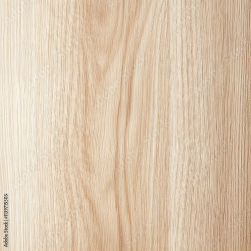 Close-up of light-colored wood texture with natural grain and smooth surface for design.