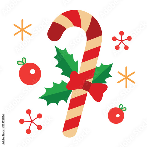 candy canes in a glass