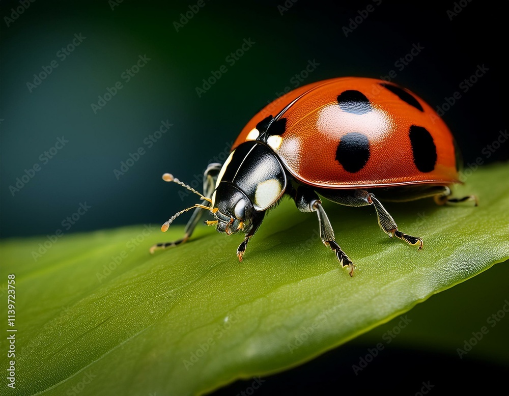 Fototapeta premium Macro Shot of a Ladybug