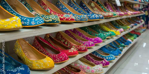 shoes for sale at market.