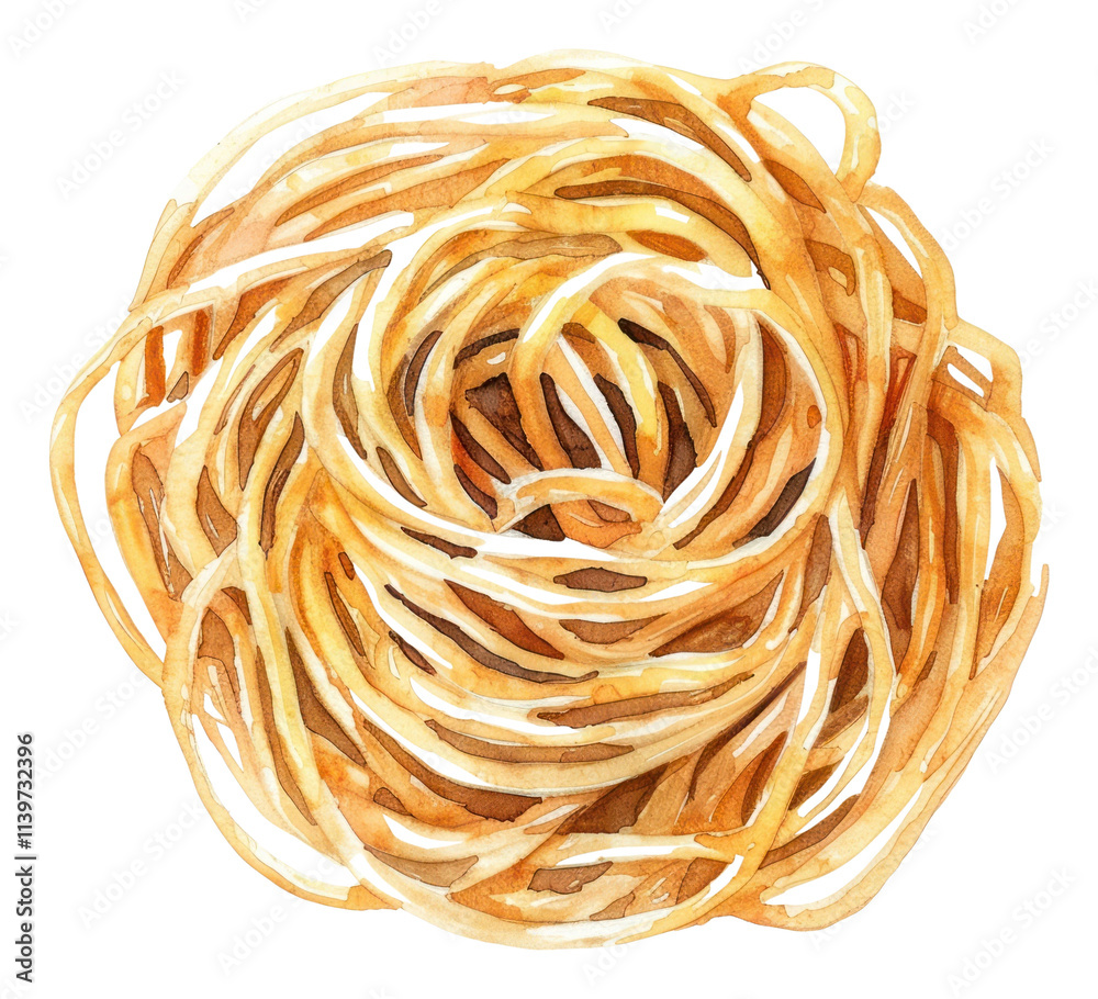 PNG An isolated japanese soba food illustration watercolor. PNG An isolated japanese soba food illustration watercolor.