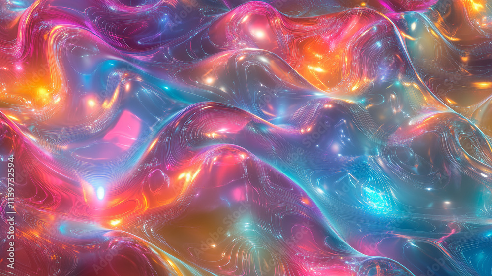 Liquid Light Show: Abstract swirls of iridescent, vibrant colors create a mesmerizing, otherworldly texture. Liquid Light Show: Abstract swirls of iridescent, vibrant colors create a mesmerizing, otherworldly texture.