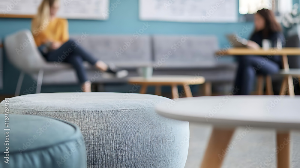 Modern Cafe Interior Design with Comfortable Seating Modern Cafe Interior Design with Comfortable Seating
