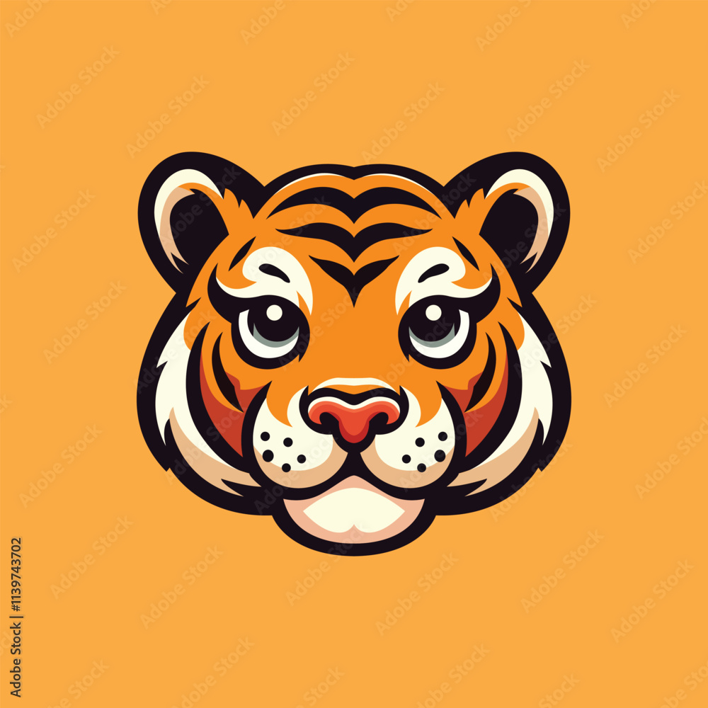 Cute Rajah Tiger Vector design Cute Rajah Tiger Vector design