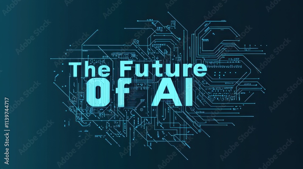 Fototapeta premium The future of AI