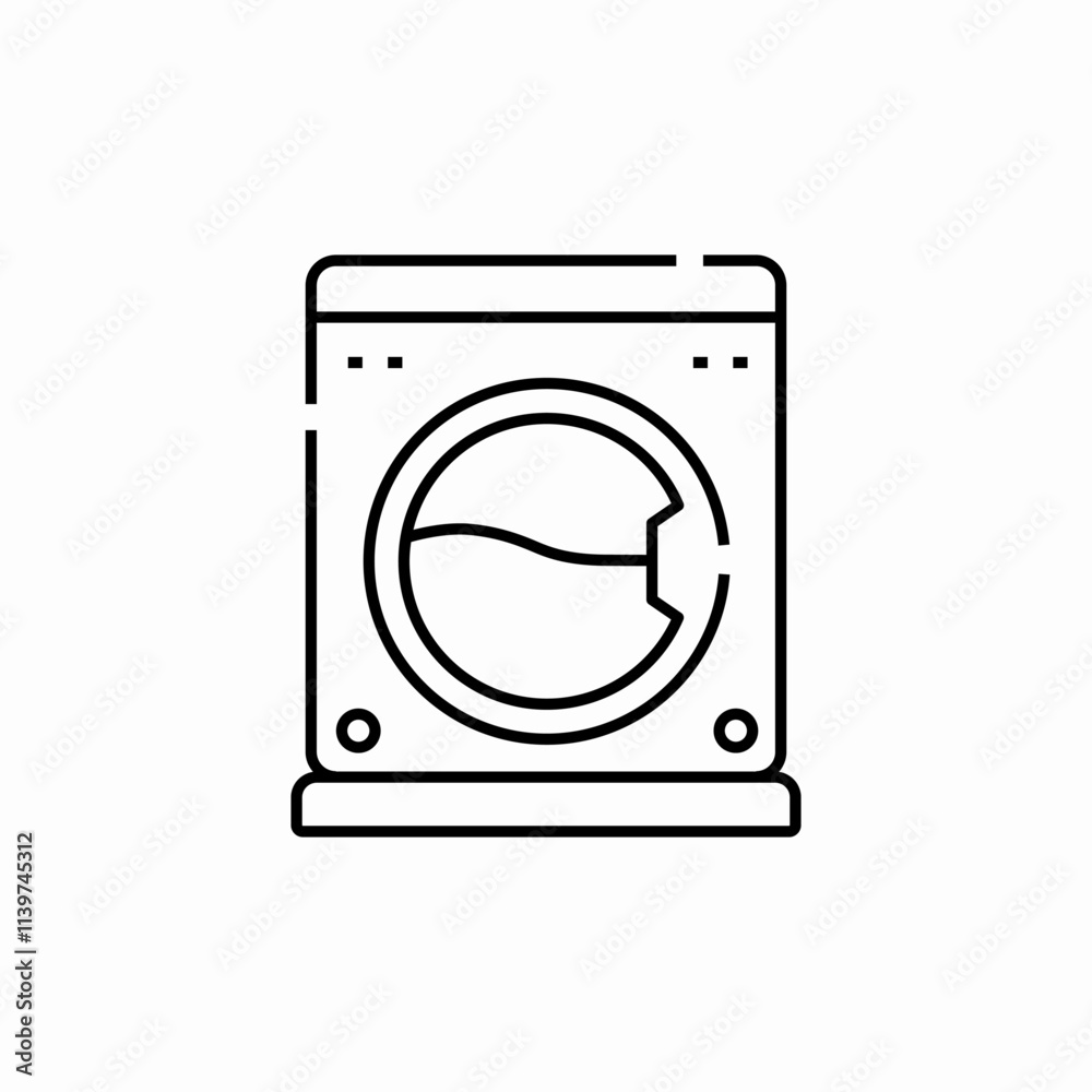 washing machine icon sign vector washing machine icon sign vector