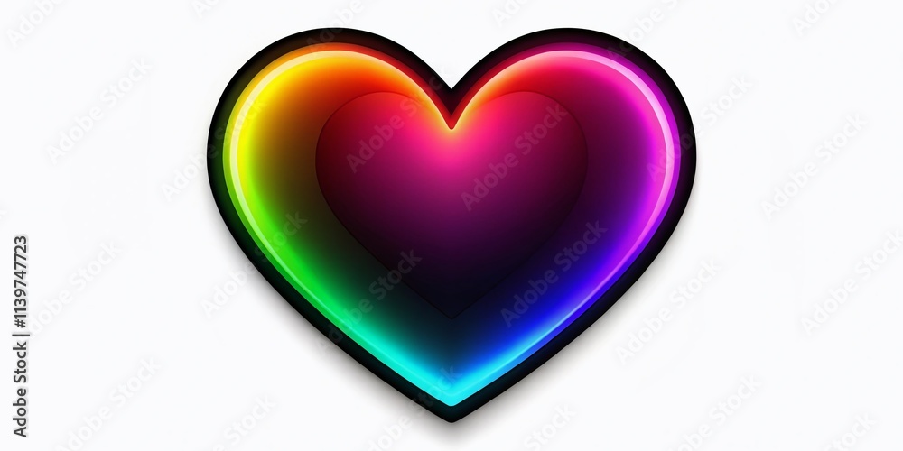 Minimalist heart artwork ideal for Valentine's Day banners, posters, and greeting cards. Features black outlines on white, embracing low-light photography for romantic designs.