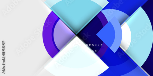 Target circle geometric abstract shapes. Vector Illustration For Wallpaper, Banner, Background, Card, Book Illustration, landing page