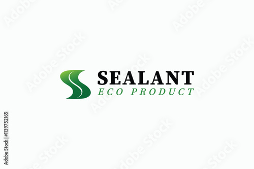 creative initial S for sealant eco product icon logo vector design template. modern eco product for sealer, sealant, waterproofing, and epoxy business isolated on white background