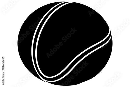 Tennis Ball Isolated on Transparent Background