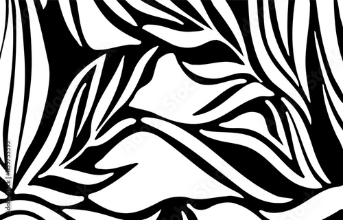 Abstract hand drawn decorative pattern. Vector Illustration.