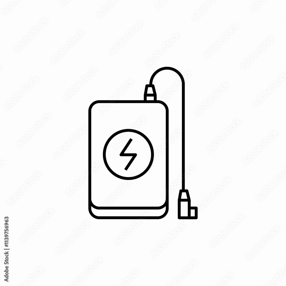 power bank icon sign vector power bank icon sign vector