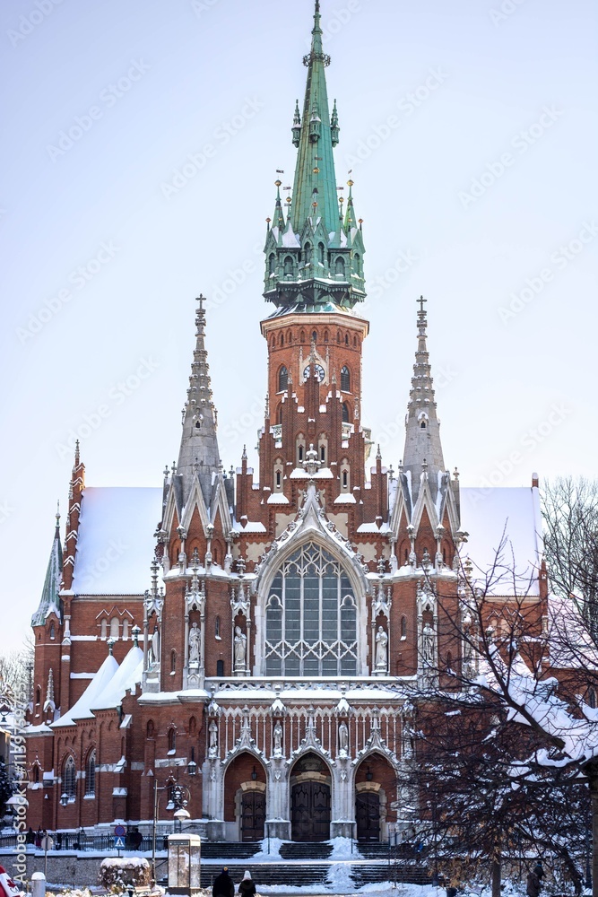 Fototapeta premium cathédrale Cracovie 