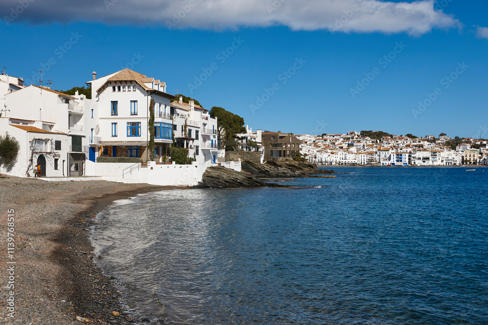 Fototapeta premium Picturesque mediterranean village of Cadaques. Costa Brava, Catalonia. Spain