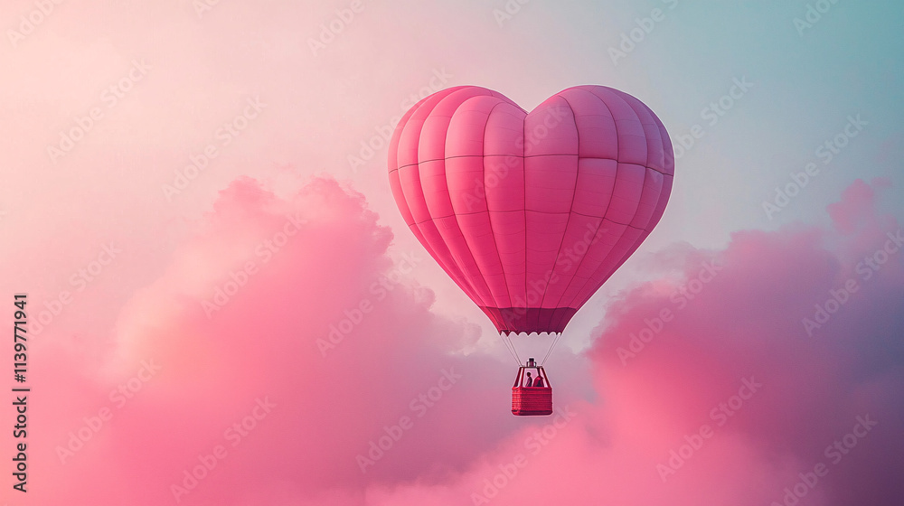 Fototapeta premium Valentines Day background, Love, Hearts