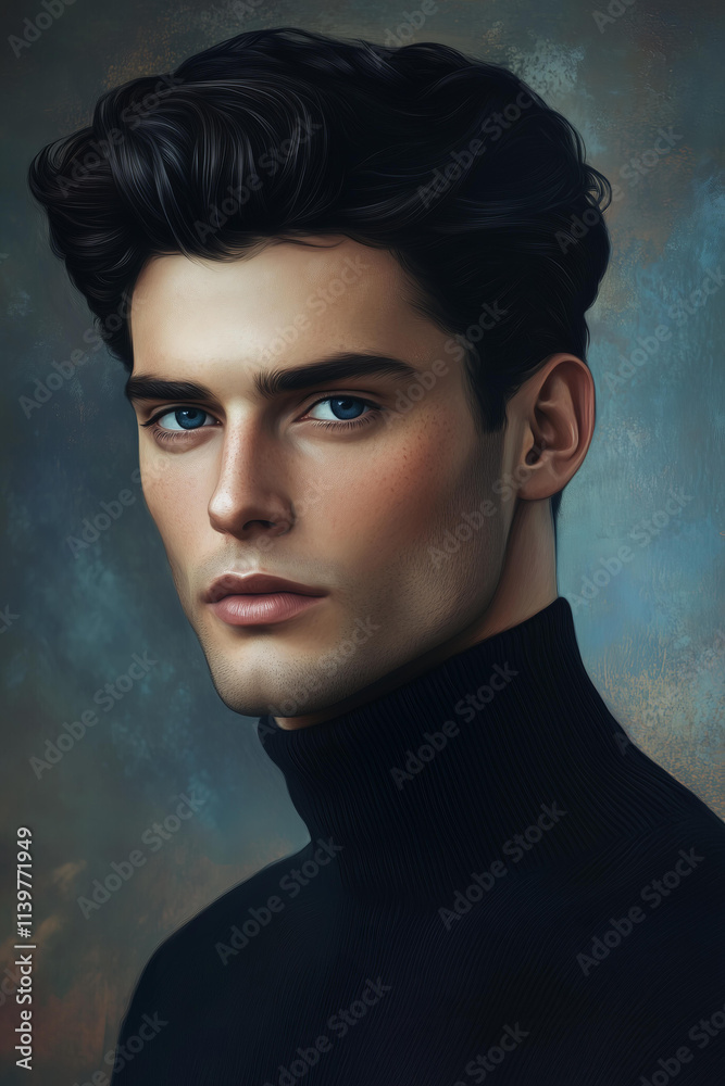 A close-up portrait of a modern-day hero, the main character of a book, possibly featured on the book cover. A close-up portrait of a modern-day hero, the main character of a book, possibly featured on the book cover.