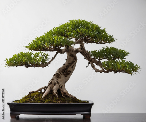 bonsai tree isolated