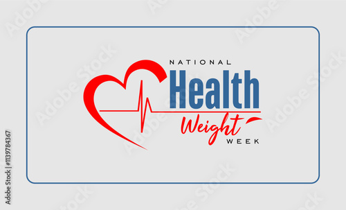National Health Weight Week Holiday Concept