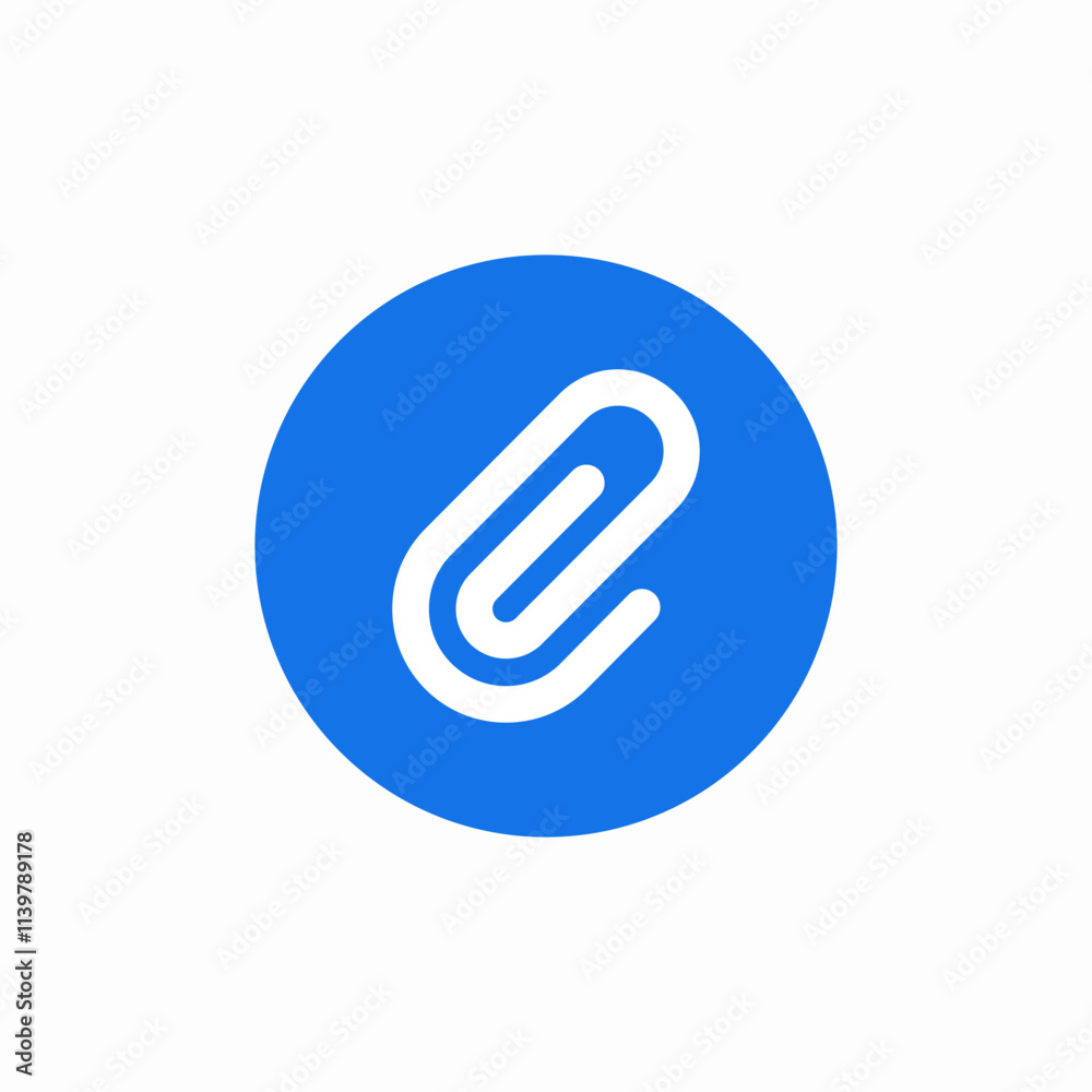 attachment button icon sign vector attachment button icon sign vector