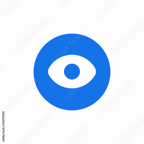 view eye visible icon sign vector