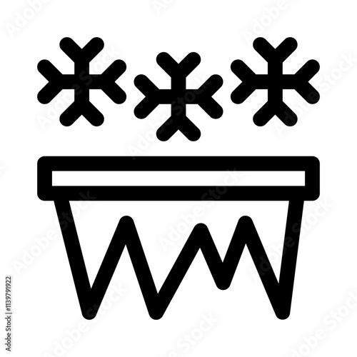 icicle line icon