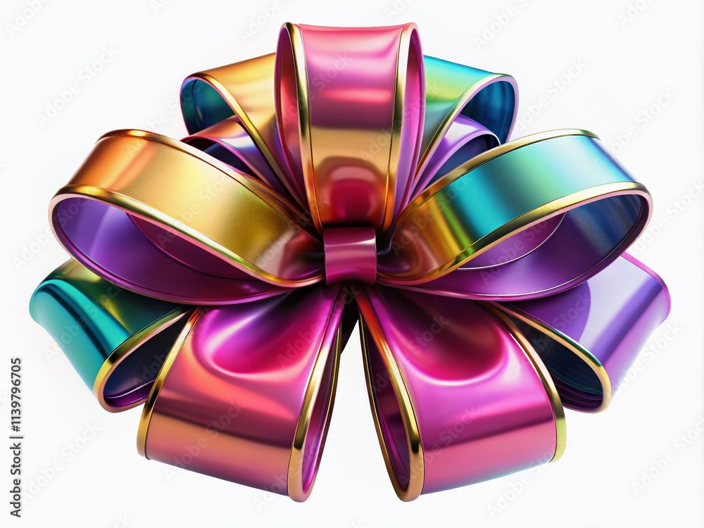 Stunning 3D bow design ideal for gifts, celebrations, and events. Perfect for wrapping, holiday decor, and elegant, sophisticated creative projects on a white background. Stunning 3D bow design ideal for gifts, celebrations, and events. Perfect for wrapping, holiday decor, and elegant, sophisticated creative projects on a white background.
