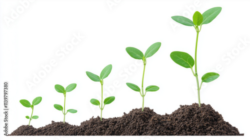 Growth Stages: Seedlings in...