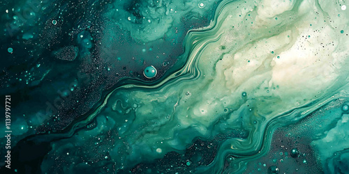 Green mix grunge stain texture with gradient colors shade vintage filter retro light leak style. Grunge stain texture with gradient colors shade vintage filter retro light leak style for background de