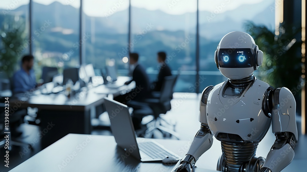 Robot and Humans Collaborating in a Modern Office Setting Robot and Humans Collaborating in a Modern Office Setting