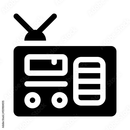 radio glyph icon