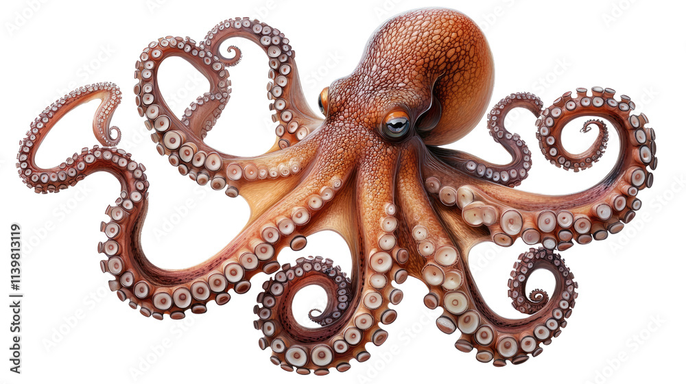 Octopus Majestic Pose Octopus Majestic Pose
