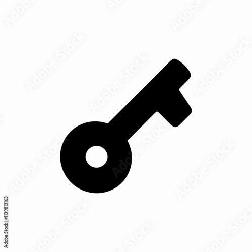 key safety icon sign vector