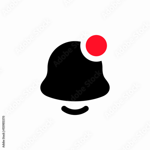 notification bell icon sign vector